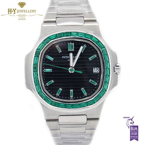 patek philippe 5711p nautilus platinum emeralds|patek philippe nautilus jumbo 5711.